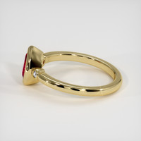 1.01 Ct. Ruby Ring, 18K Yellow Gold 4
