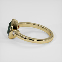 1.10 Ct. Bi Color Sapphire Ring, 18K Yellow Gold 4