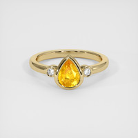 1.07 Ct. Sapphire Ring, 18K Yellow Gold 1