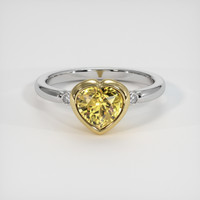 1.66 Ct. Gemstone Ring, 14K Yellow & White 1