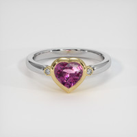 1.30 Ct. Gemstone Ring, 14K Yellow & White 1