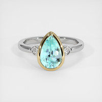 1.83 Ct. Gemstone Ring, 14K Yellow & White 1