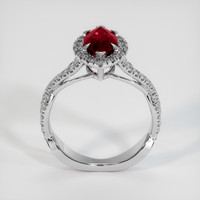 1.36 Ct. Ruby Ring, Platinum 950 3