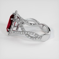 1.36 Ct. Ruby Ring, Platinum 950 4