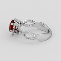 1.22 Ct. Ruby Ring, Platinum 950 4