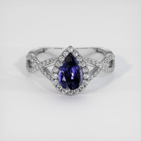 1.32 Ct. Sapphire Ring, Platinum 950 1