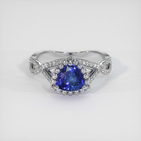 1.43 Ct. Sapphire Ring, Platinum 950 1