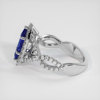 1.04 Ct. Blue Sapphire Ring, Platinum 950 4