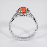 2.03 Ct. Padparadscha Sapphire Ring, Platinum 950 3