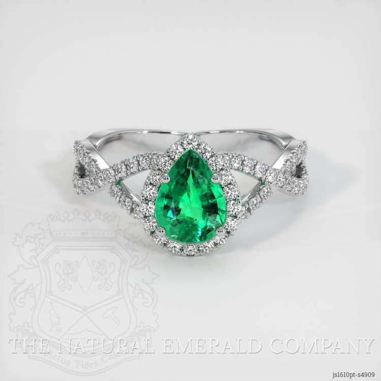 Emerald Ring 1.01 Ct. Platinum 950 | The Natural Emerald Company
