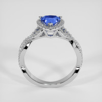 0.90 Ct. Blue Sapphire Ring, Silver 3