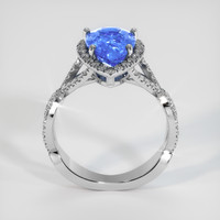 3.04 Ct. Sapphire Ring, 14K White Gold 3