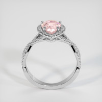 3.03 Ct. Pink Sapphire Ring, 14K White Gold 3