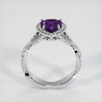 3.29 Ct. Sapphire Ring, 14K White Gold 3