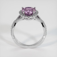 3.09 Ct. Sapphire Ring, 14K White Gold 3