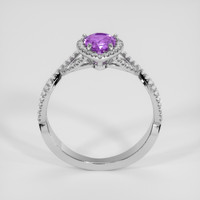 1.36 Ct. Bi Color Sapphire Ring, 14K White Gold 3