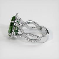 3.59 Ct. Sapphire Ring, 14K White Gold 4