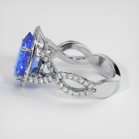 3.04 Ct. Sapphire Ring, 18K White Gold 4