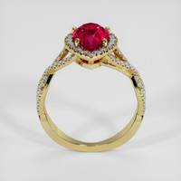 2.06 Ct. Ruby Ring, 14K Yellow Gold 3