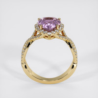 3.09 Ct. Pinkish Purple Sapphire Ring, 14K Yellow Gold 3