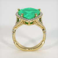 4.84 Ct. Emerald Ring, 18K Yellow Gold 3