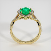 2.33 Ct. Emerald Ring, 18K Yellow Gold 3
