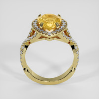 2.39 Ct. Yellow Citrine Ring, 18K Yellow Gold 3