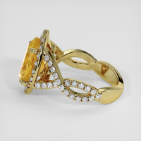 2.39 Ct. Yellow Citrine Ring, 18K Yellow Gold 4