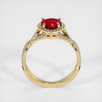 1.26 Ct. Ruby Ring, 18K Yellow Gold 3