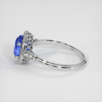 1.81 Ct. Blue Sapphire Ring, Platinum 950 4