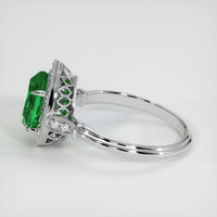 1.33 Ct. Emerald Ring, Platinum 950 4