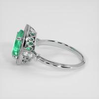 1.90 Ct. Emerald Ring, Platinum 950 4
