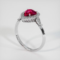 2.01 Ct. Ruby Ring, Platinum 950 2