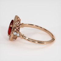 1.01 Ct. Ruby Ring, 14K Rose Gold 4