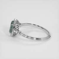 1.59 Ct. Alexandrite Ring, 14K White Gold 4