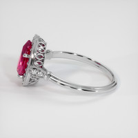 1.51 Ct. Ruby Ring, 14K White Gold 4