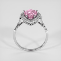 3.01 Ct. Pinkish Purple Sapphire Ring, 14K White Gold 3