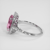 3.01 Ct. Pinkish Purple Sapphire Ring, 14K White Gold 4