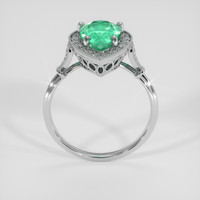 1.90 Ct. Emerald Ring, 18K White Gold 3