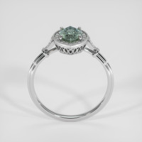 1.59 Ct. Alexandrite Ring, 18K White Gold 3