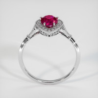 1.74 Ct. Ruby Ring, 18K White Gold 3
