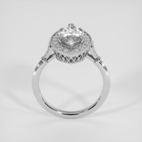 2.06 Ct. White Sapphire Ring, 18K White Gold 3