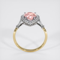 2.03 Ct. Padparadscha Sapphire Ring, 18K White & Yellow 3