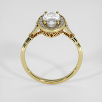 2.06 Ct. White Sapphire Ring, 14K Yellow Gold 3