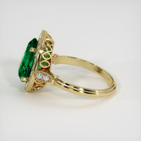 2.85 Ct. Emerald Ring, 18K Yellow Gold 4