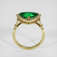 2.30 Ct. Emerald Ring, 18K Yellow Gold 3