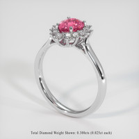 1.08 Ct. Sapphire Ring, Platinum 950 2