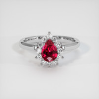 1.32 Ct. Ruby Ring, Platinum 950 1