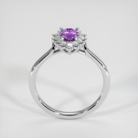 0.67 Ct. Sapphire Ring, Platinum 950 3