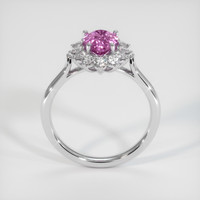 1.70 Ct. Purplish Pink Sapphire Ring, Platinum 950 3